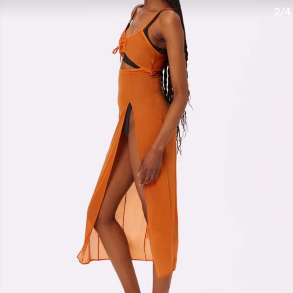 NEW Cutout Swim Coverup Dress